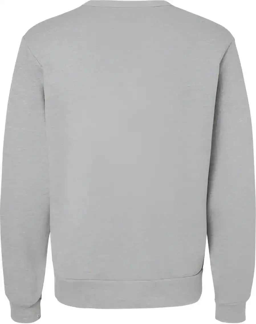 Bella + Canvas 3911 Unisex Sponge Fleece Classic Crewneck Sweatshirt Athletic Heather