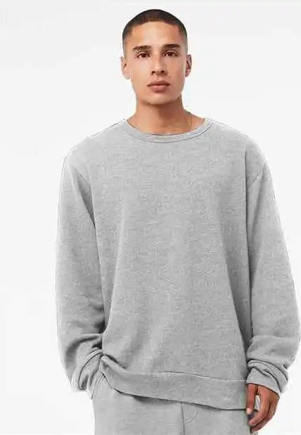 Bella + Canvas 3911 Unisex Sponge Fleece Classic Crewneck Sweatshirt - Athletic Heather