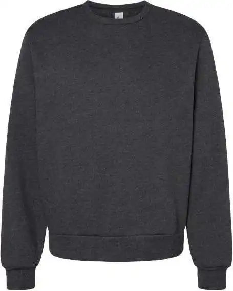 Bella + Canvas 3911 Unisex Sponge Fleece Classic Crewneck Sweatshirt Dark Gray Heather