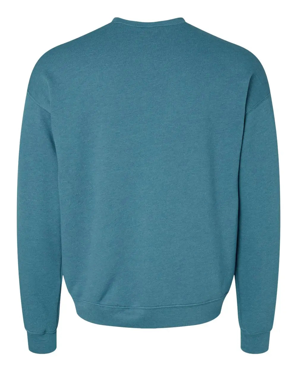 Bella + Canvas 3945 Sponge Fleece Drop Shoulder Crewneck Sweatshirt - Heather Deep Teal - Xs