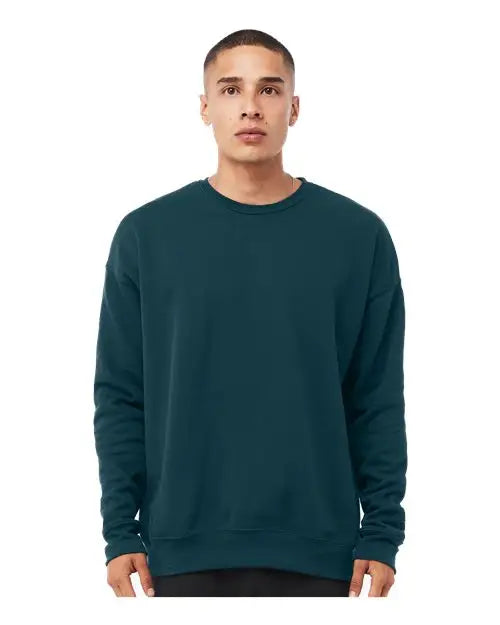 Bella + Canvas 3945 Sponge Fleece Drop Shoulder Crewneck Sweatshirt - Atlantic