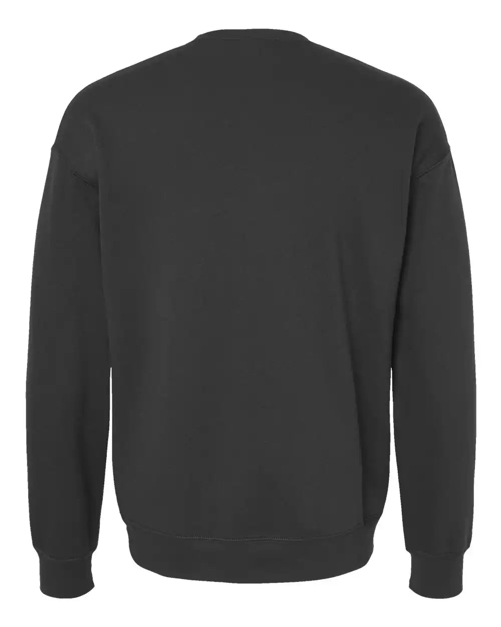 Bella + Canvas 3945 Sponge Fleece Drop Shoulder Crewneck Sweatshirt - Dark Grey - Xs
