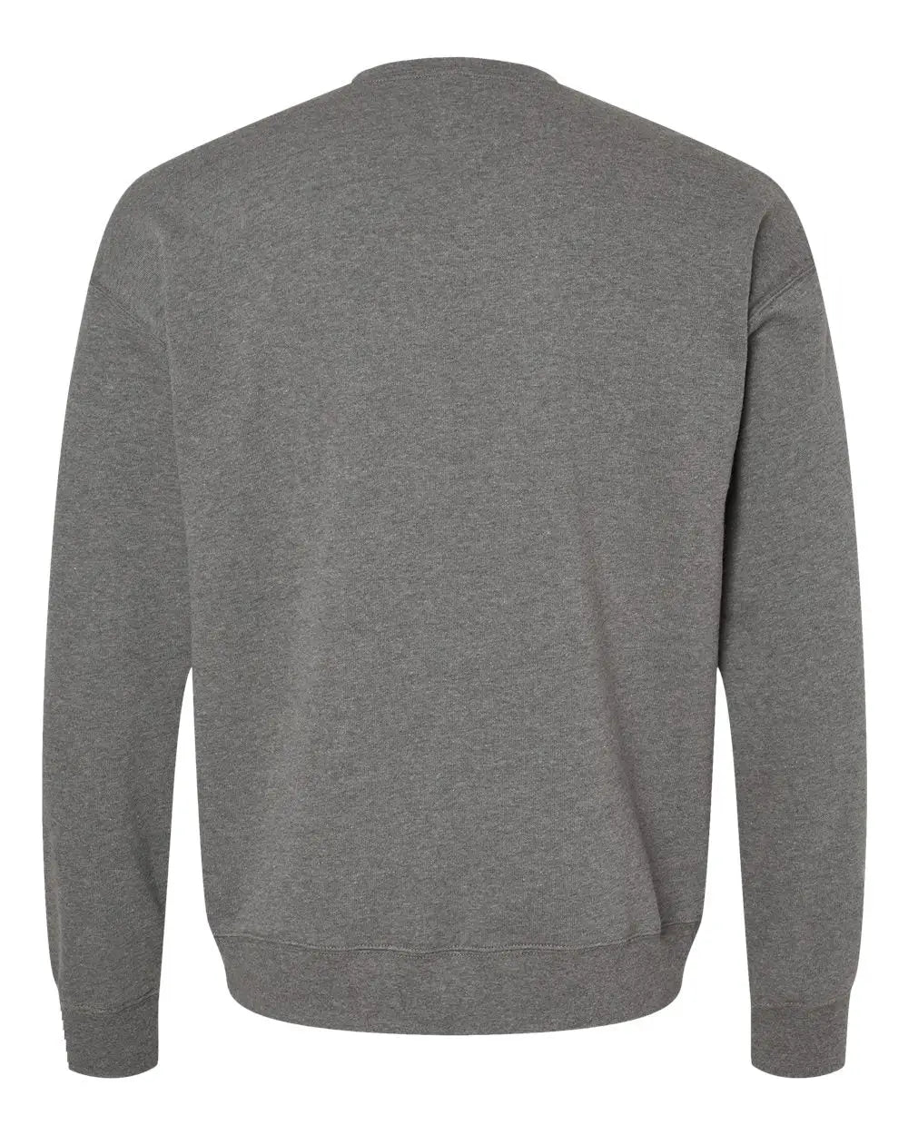 Bella + Canvas 3945 Sponge Fleece Drop Shoulder Crewneck Sweatshirt - Deep Heather - Dark Gray / Xs