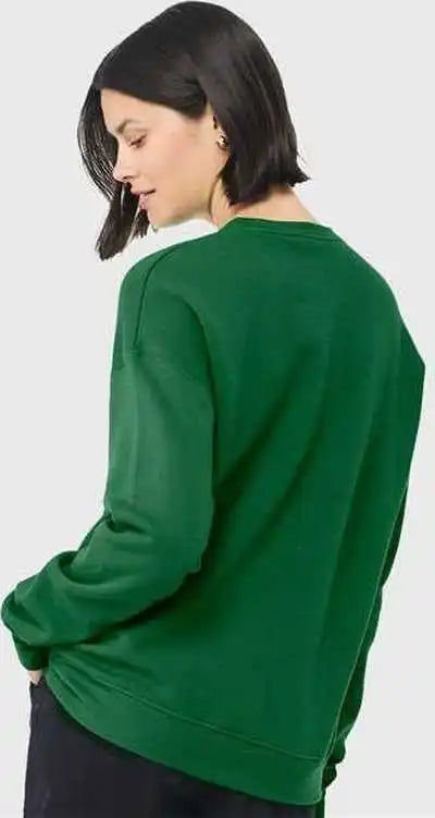 Bella + Canvas 3945 Sponge Fleece Drop Shoulder Crewneck Sweatshirt - Kelly
