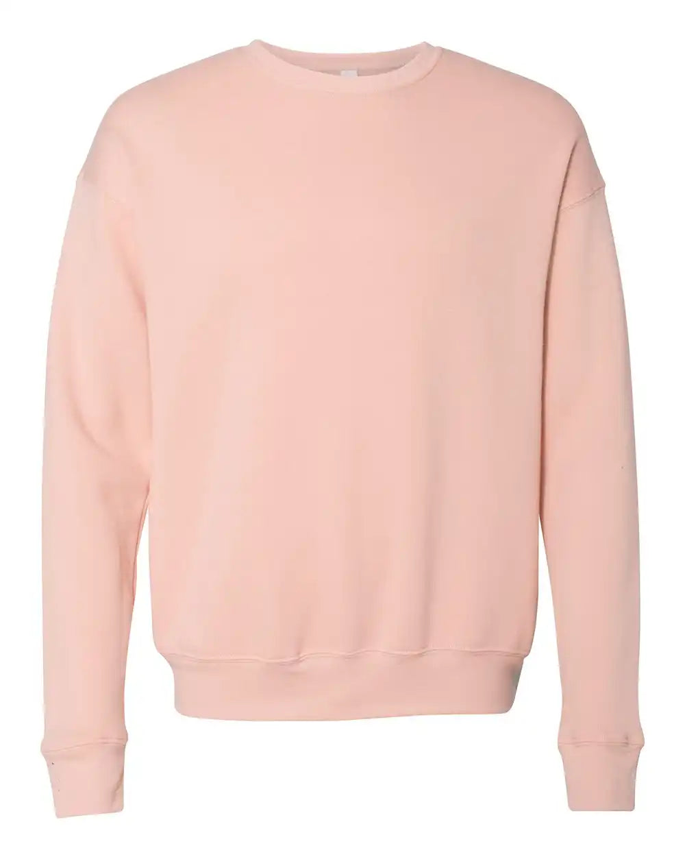 Bella + Canvas 3945 Sponge Fleece Drop Shoulder Crewneck Sweatshirt - Peach - Xs
