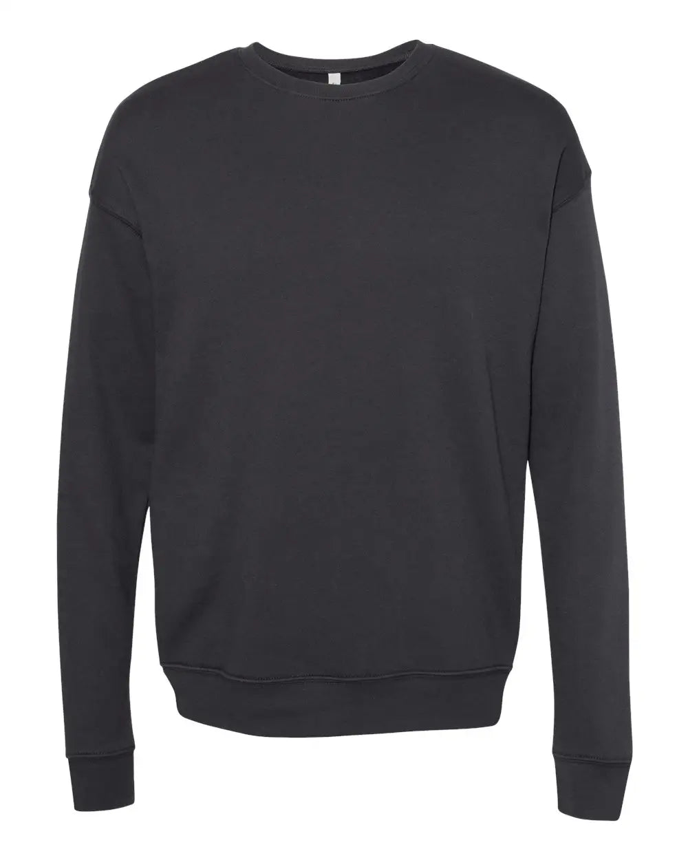 Bella + Canvas 3945 Sponge Fleece Drop Shoulder Crewneck Sweatshirt - Dtg Dark Grey - Gray / Xs