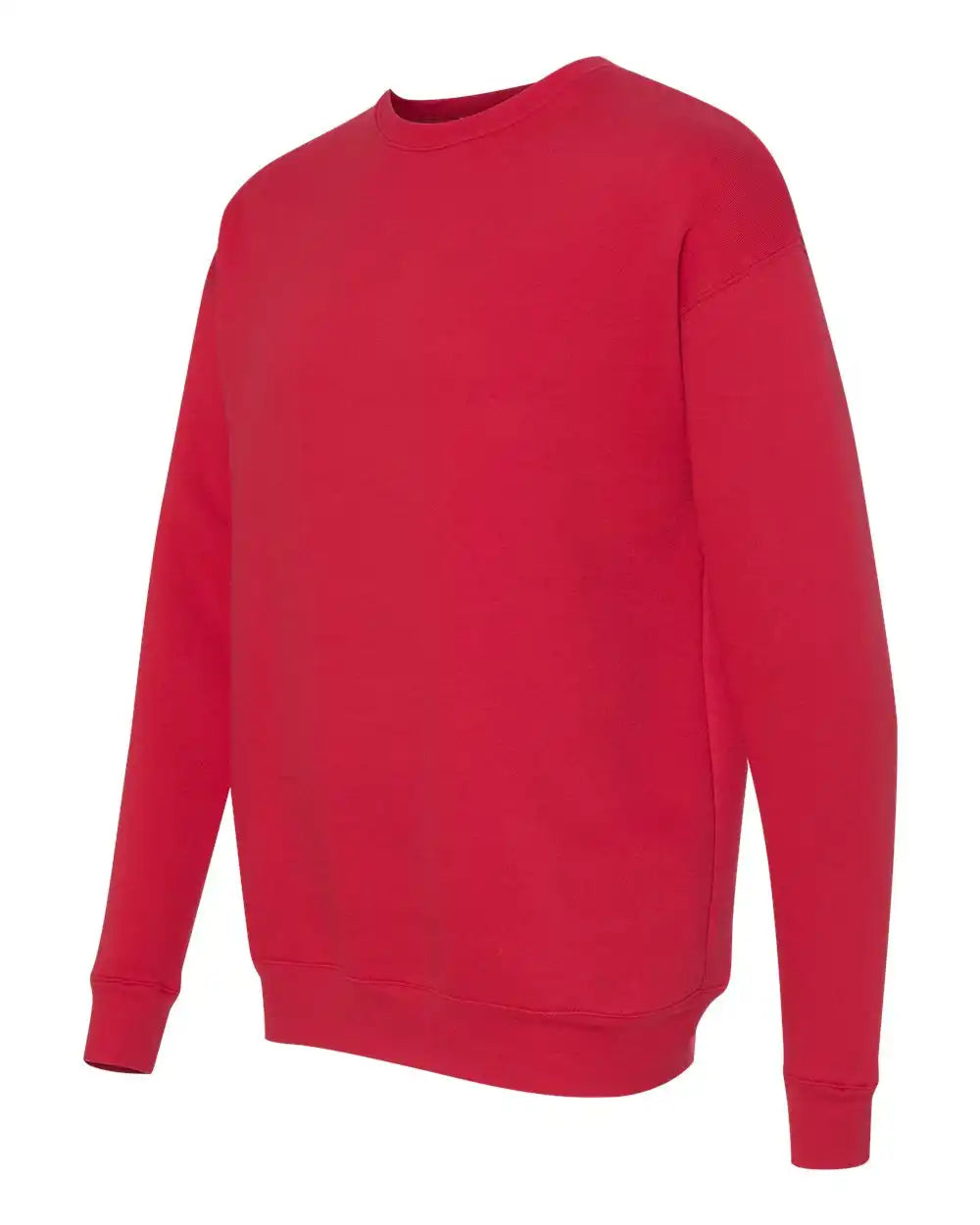 Bella + Canvas 3945 Sponge Fleece Drop Shoulder Crewneck Sweatshirt - Red - Xs