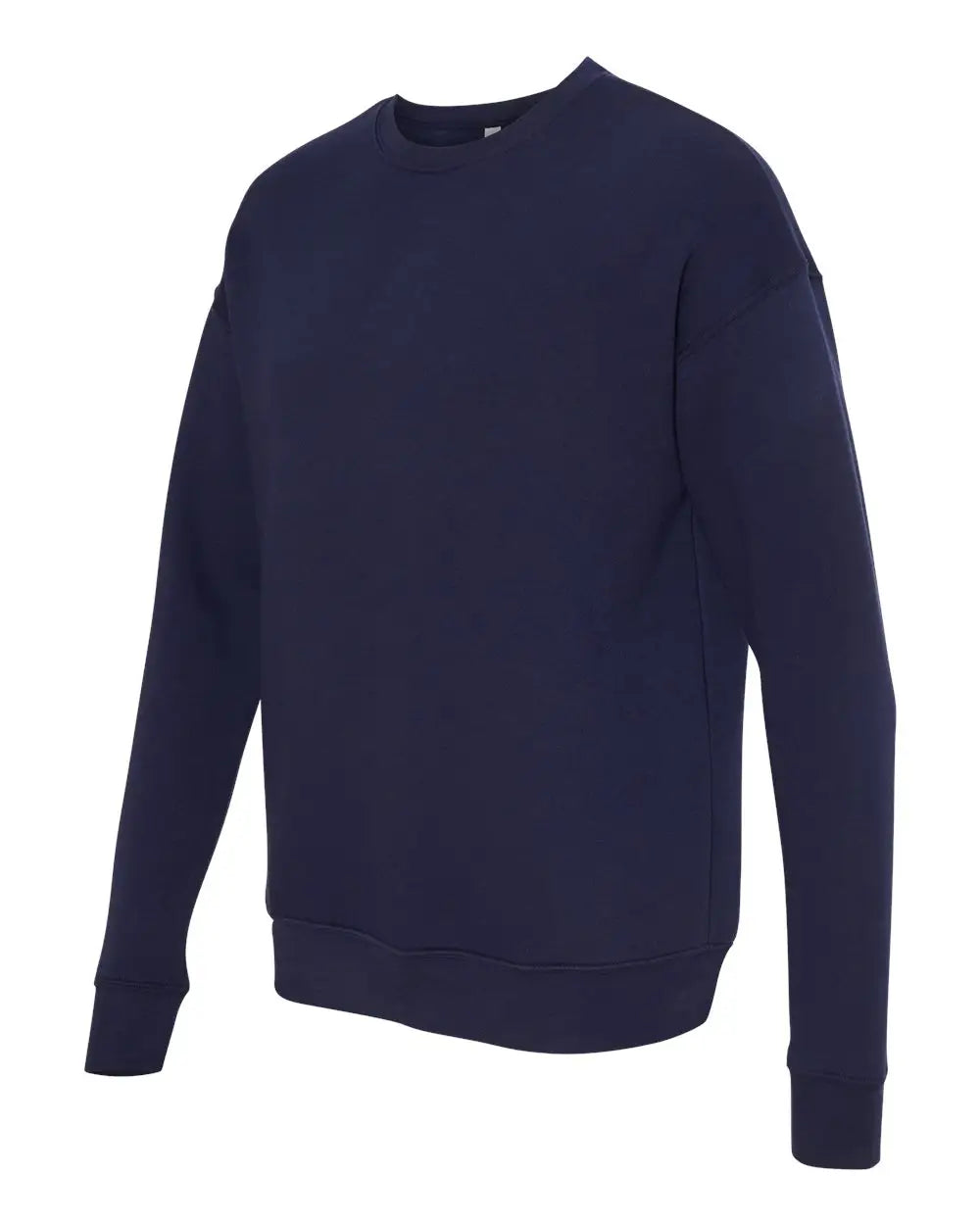 Bella + Canvas 3945 Sponge Fleece Drop Shoulder Crewneck Sweatshirt - Navy - Xs