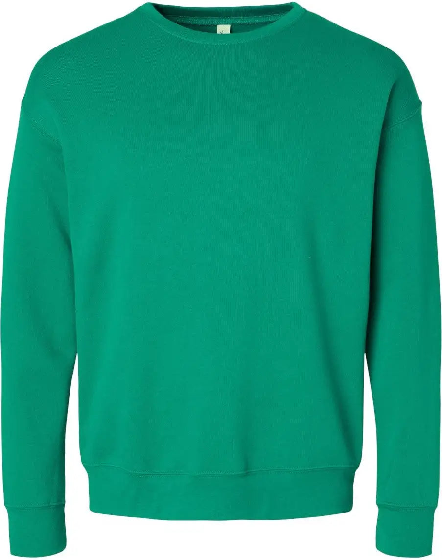 Bella + Canvas 3945 Sponge Fleece Drop Shoulder Crewneck Sweatshirt - Kelly - Xs