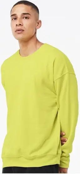 Bella + Canvas 3945 Sponge Fleece Drop Shoulder Crewneck Sweatshirt - Strobe