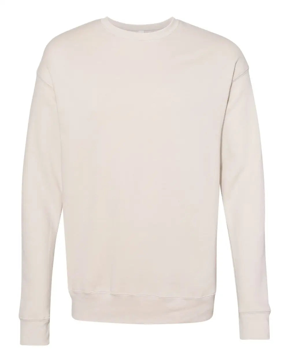 Bella + Canvas 3945 Sponge Fleece Drop Shoulder Crewneck Sweatshirt - Heather Dust - Ivory / Xs