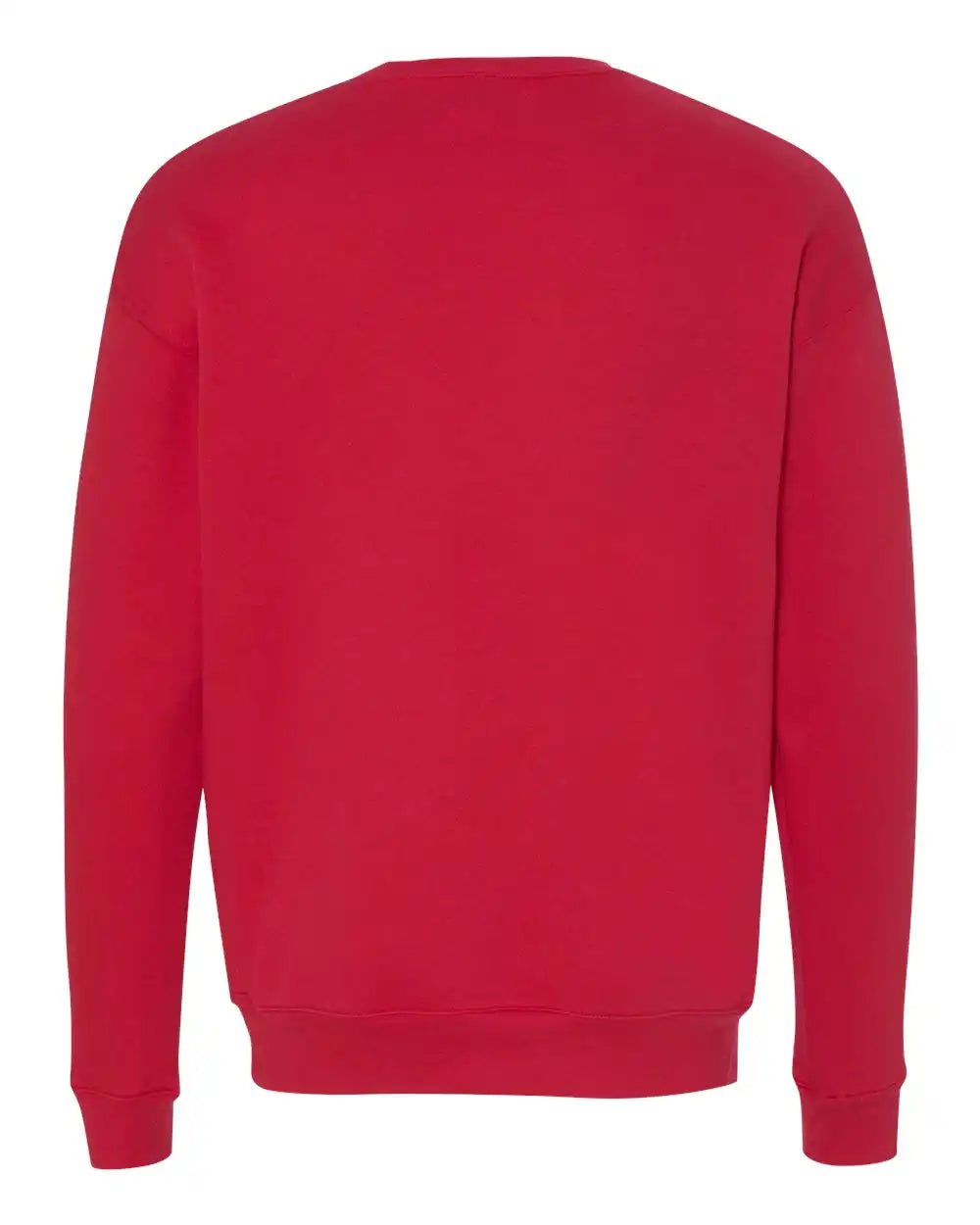 Bella + Canvas 3945 Sponge Fleece Drop Shoulder Crewneck Sweatshirt - Red