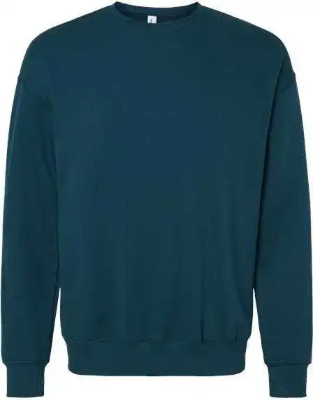 Bella + Canvas 3945 Unisex Sponge Fleece Drop Shoulder Crewneck Sweatshirt Atlantic
