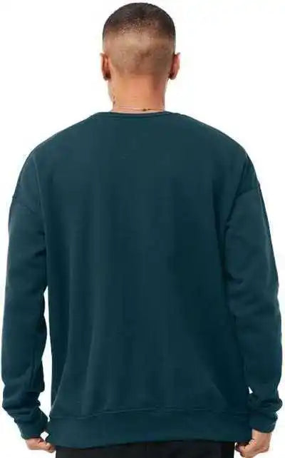 Bella + Canvas 3945 Unisex Sponge Fleece Drop Shoulder Crewneck Sweatshirt Atlantic