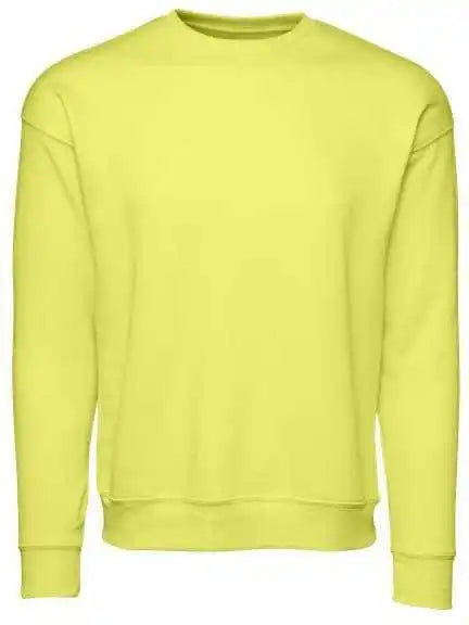 Bella + Canvas 3945 Unisex Sponge Fleece Drop Shoulder Crewneck Sweatshirt Strobe