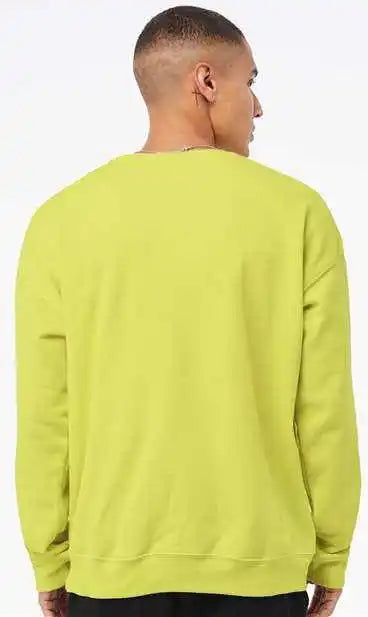 Bella + Canvas 3945 Unisex Sponge Fleece Drop Shoulder Crewneck Sweatshirt Strobe