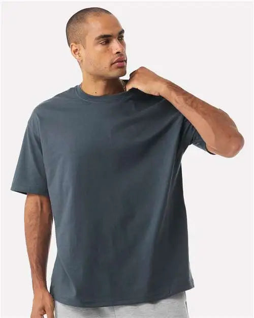Bella + Canvas 4610c 7.5 Oz Heavyweight Tee - 4610 - Vintage Navy