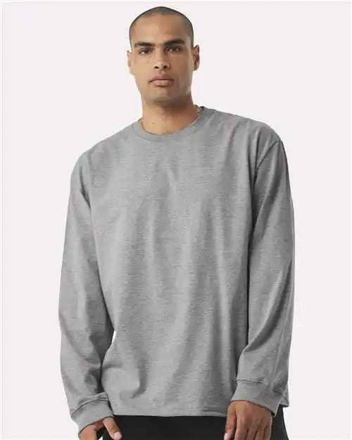 Bella + Canvas 4651 7.5 Oz Heavyweight Long Sleeve Tee - Athletic Heather