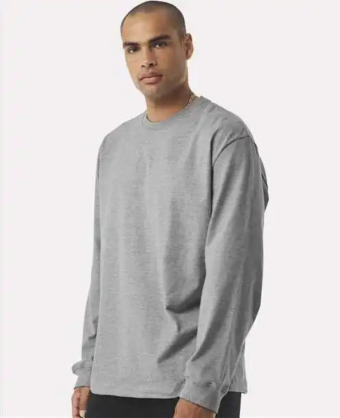 Bella + Canvas 4651 7.5 Oz Heavyweight Long Sleeve Tee - Athletic Heather
