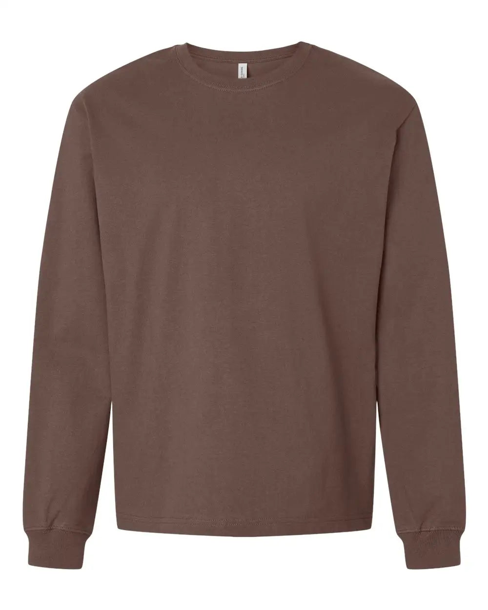 Bella + Canvas 4651 7.5 Oz Heavyweight Long Sleeve Tee - Cocoa