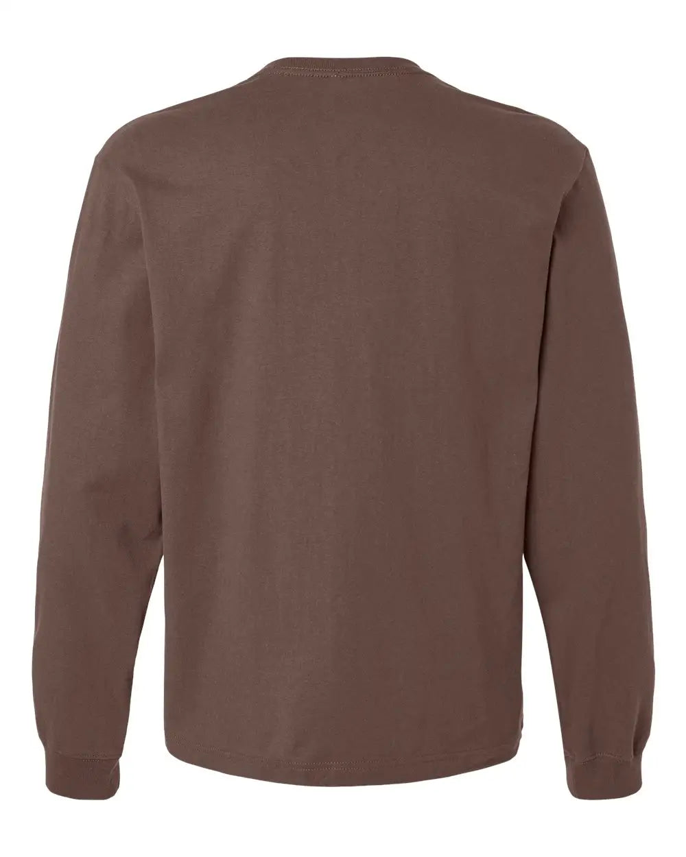 Bella + Canvas 4651 7.5 Oz Heavyweight Long Sleeve Tee - Cocoa - Adult Xs