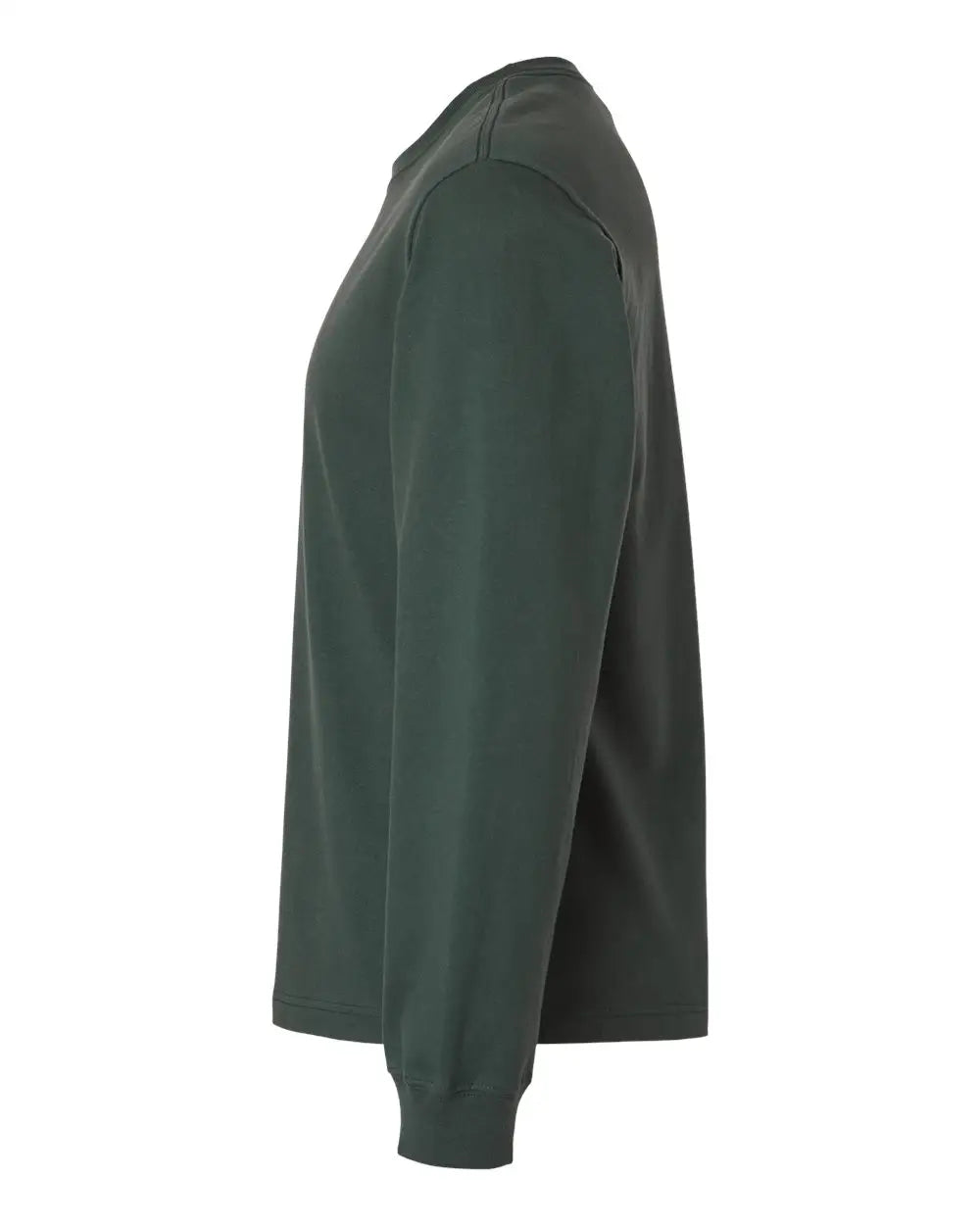 Bella + Canvas 4651 7.5 Oz Heavyweight Long Sleeve Tee - Hunter Green
