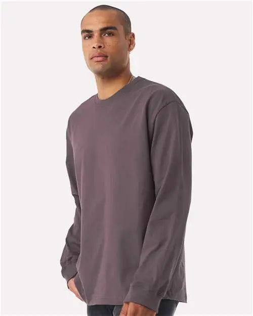 Bella + Canvas 4651 7.5 Oz Heavyweight Long Sleeve Tee - Purple Storm