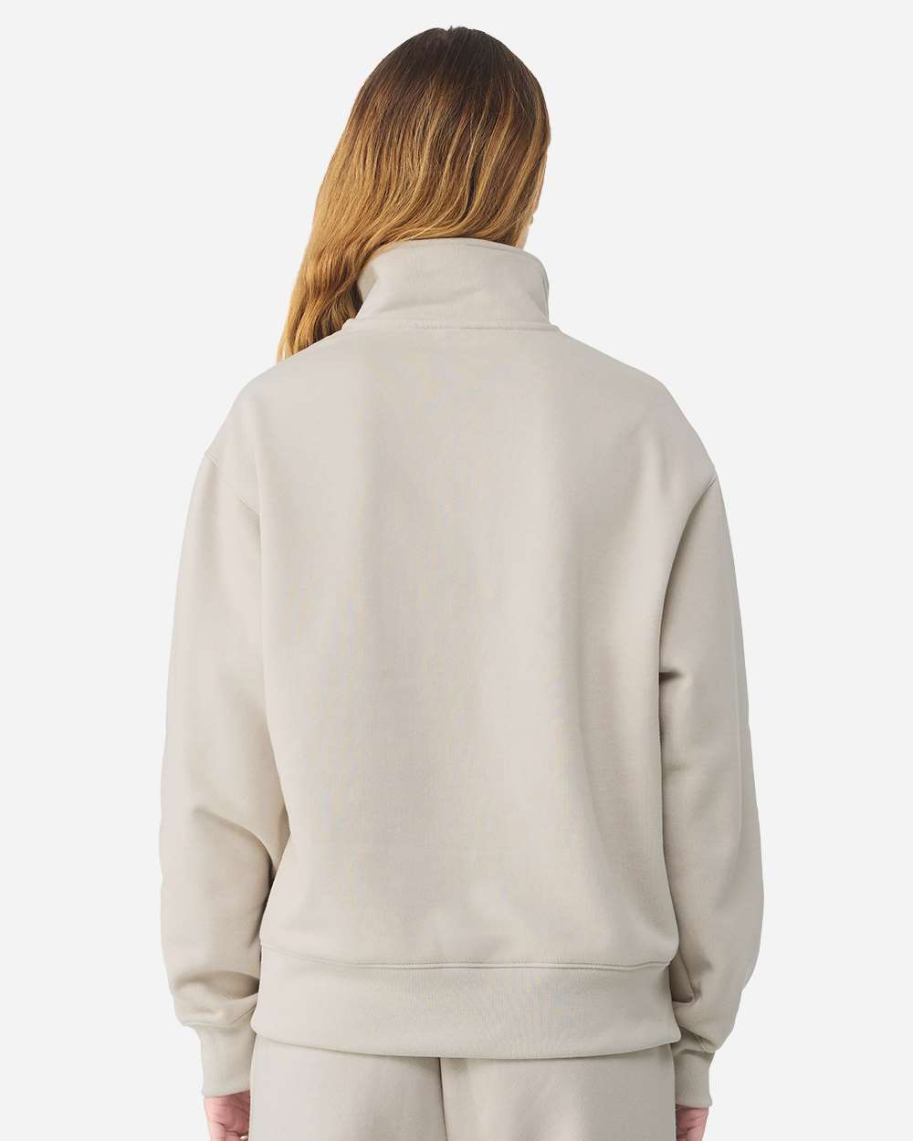 Bella + Canvas 4740 Unisex 10 Oz Quarter-zip Pullover Sweatshirt - Dust