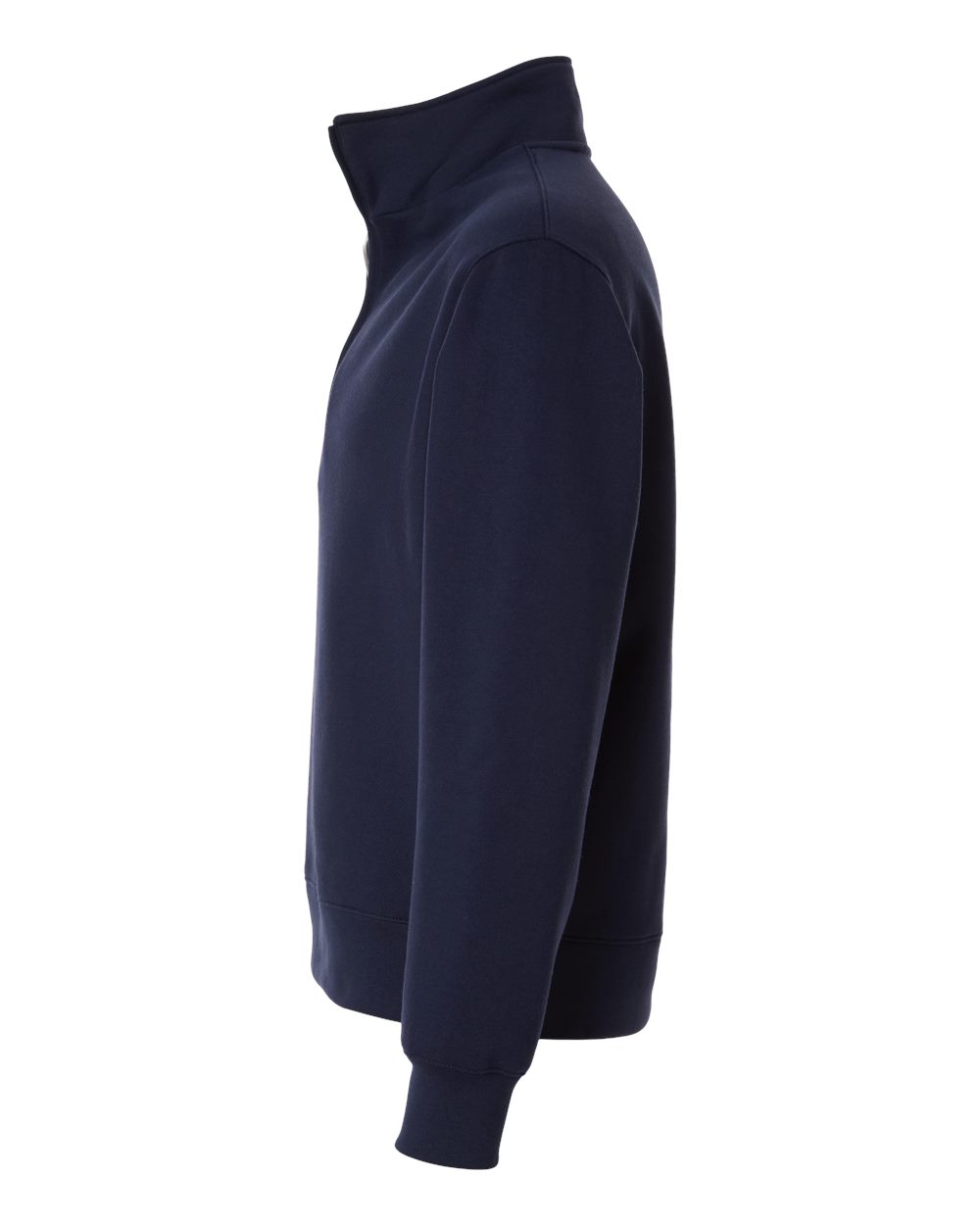 Bella + Canvas 4740 Unisex 10 Oz Quarter-zip Pullover Sweatshirt - Navy