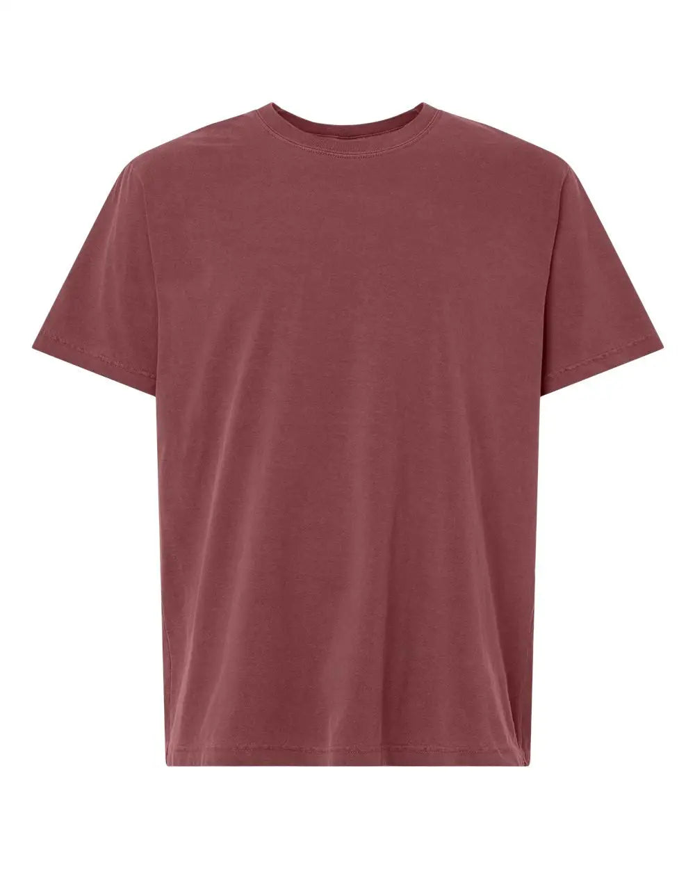 Bella + Canvas 4810gd Unisex Heavyweight Garment-dyed Tee - Washed Maroon - Adult Xs