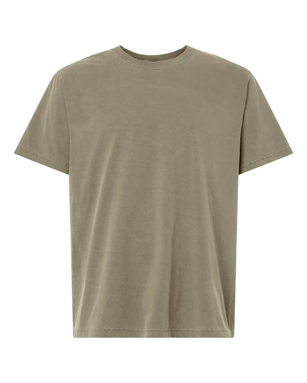 Bella + Canvas 4810gd Unisex Heavyweight Garment-dyed Tee - Washed Olive - Adult Xs