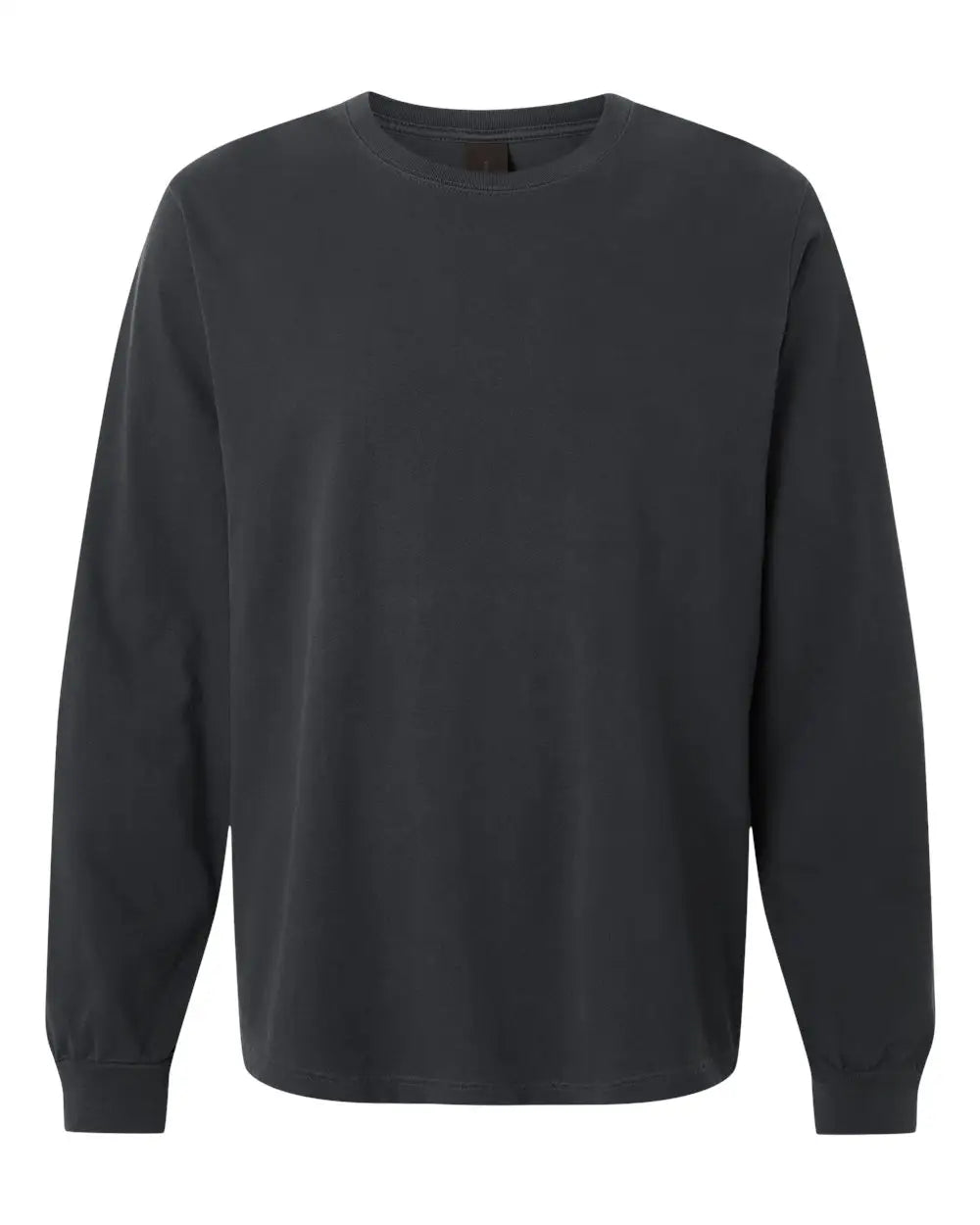 Bella + Canvas 4851gd Unisex Heavyweight Garment-dyed Long Sleeve Tee - Washed Black - Adult Xs