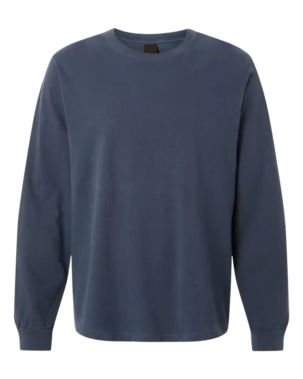 Bella + Canvas 4851gd Unisex Heavyweight Garment-dyed Long Sleeve Tee - Washed Navy - Xs