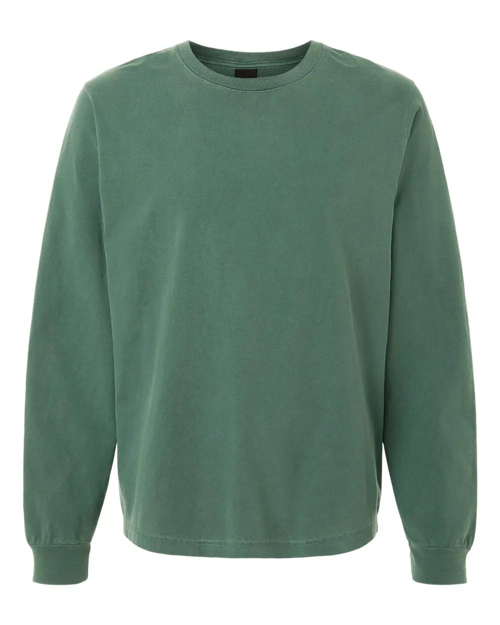Bella + Canvas 4851gd Unisex Heavyweight Garment-dyed Long Sleeve Tee - Washed Pine - Adult Xs