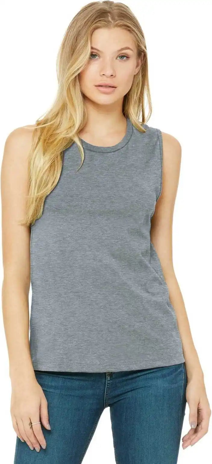 Bella + Canvas 6003 Women’s Jersey Muscle Tank Athletic Heather