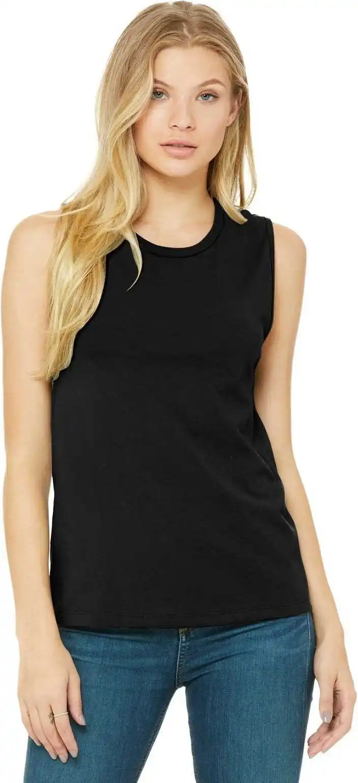 Bella + Canvas 6003 Women’s Jersey Muscle Tank Black