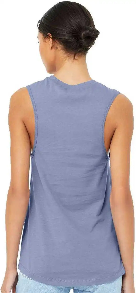 Bella + Canvas 6003 Women’s Jersey Muscle Tank Lavender Blue