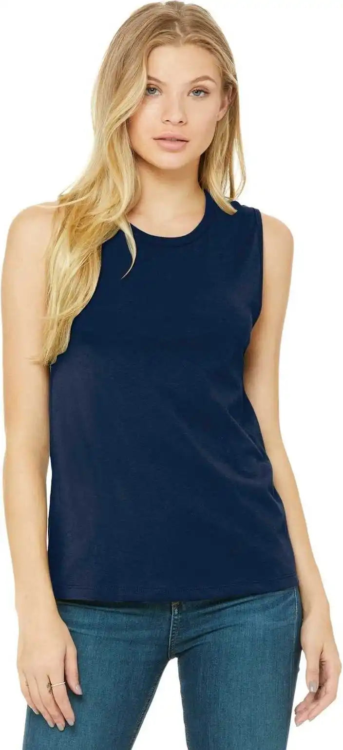 Bella + Canvas 6003 Women’s Jersey Muscle Tank Navy