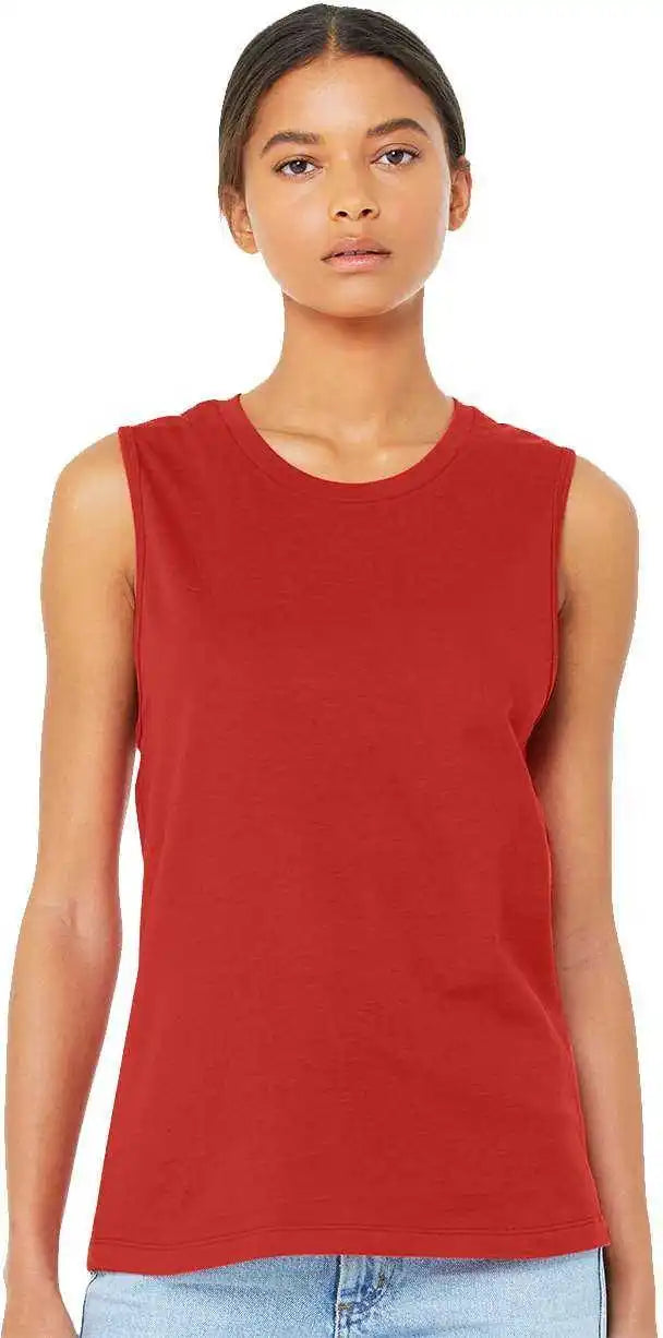 Bella + Canvas 6003 Women’s Jersey Muscle Tank Red