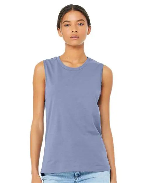 Bella + Canvas 6003b Women’s Jersey Muscle Tank - 6003 - Lavender Blue