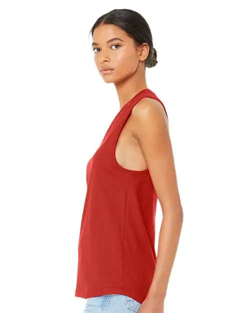 Bella + Canvas 6003b Women’s Jersey Muscle Tank - 6003 - Red