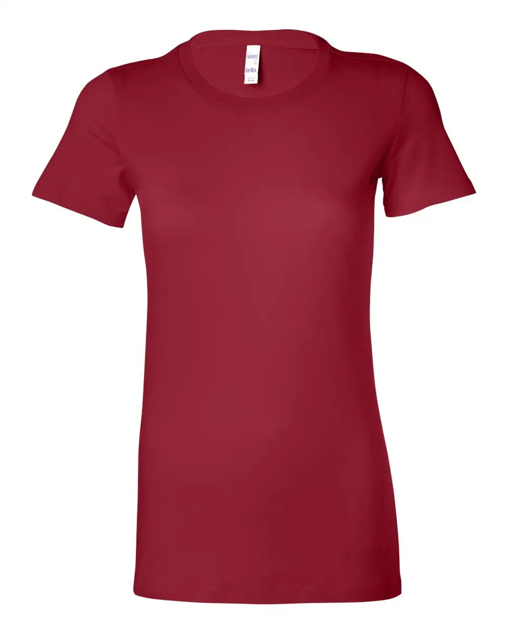 Bella + Canvas 6004 Women’s Slim Fit Tee - Cardinal