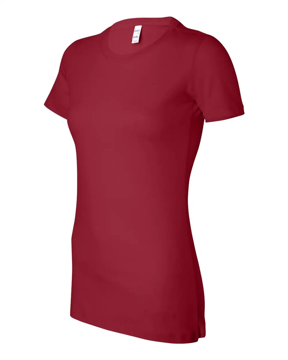 Bella + Canvas 6004 Women’s Slim Fit Tee - Cardinal
