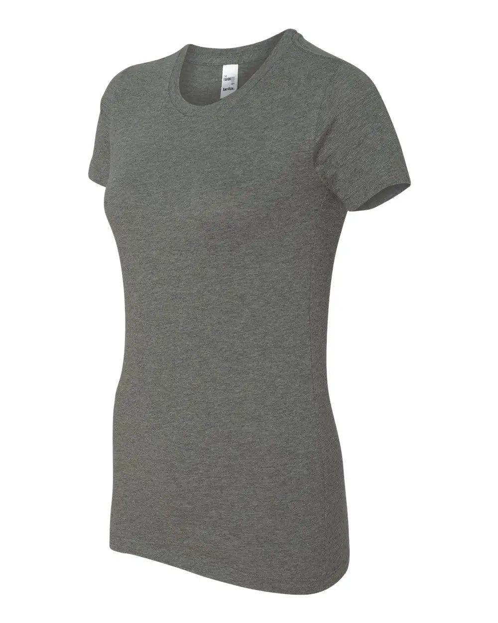 Bella + Canvas 6004 Women’s Slim Fit Tee - Deep Heather - Dark Gray / s