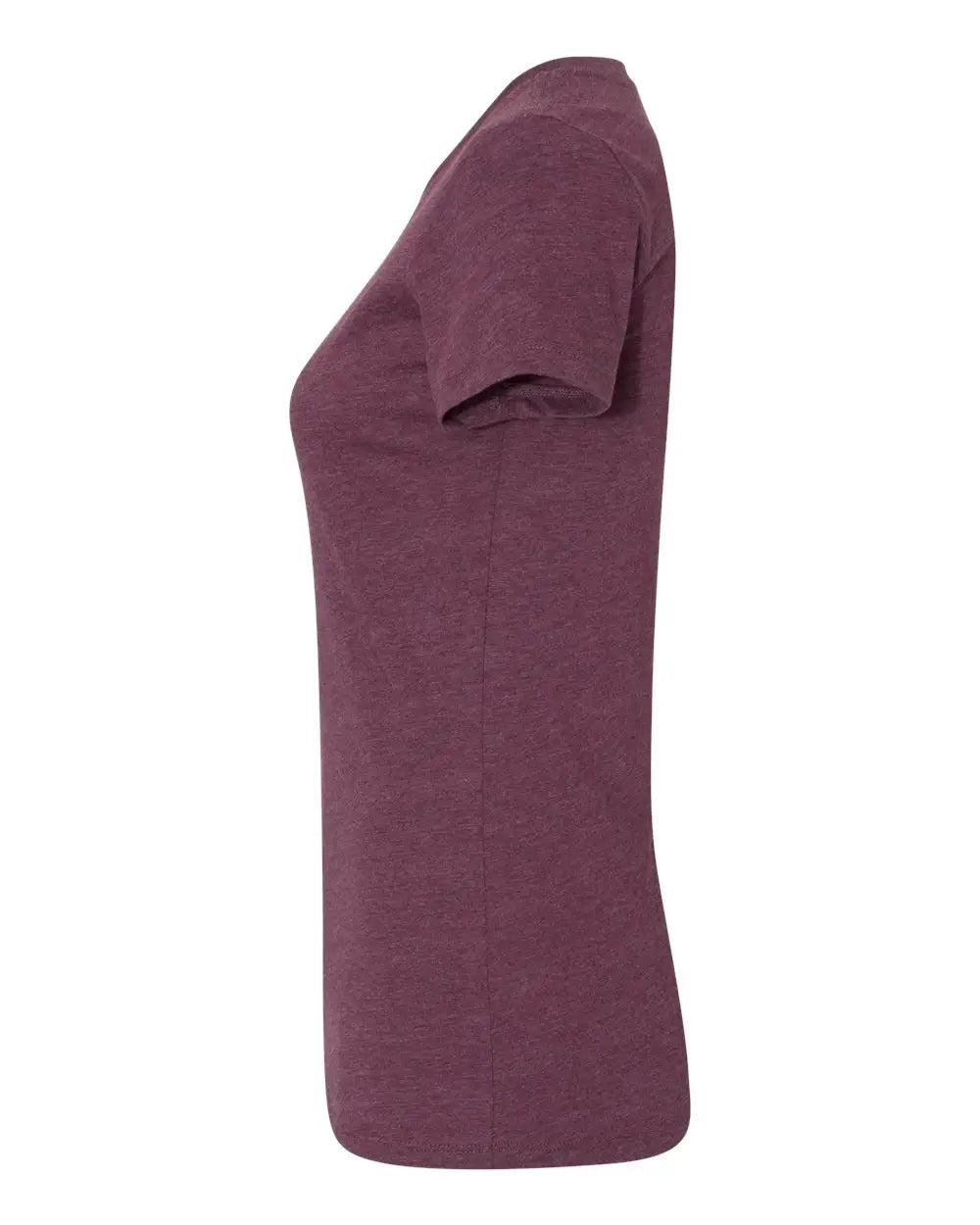 Bella + Canvas 6004 Women’s Slim Fit Tee - Heather Maroon