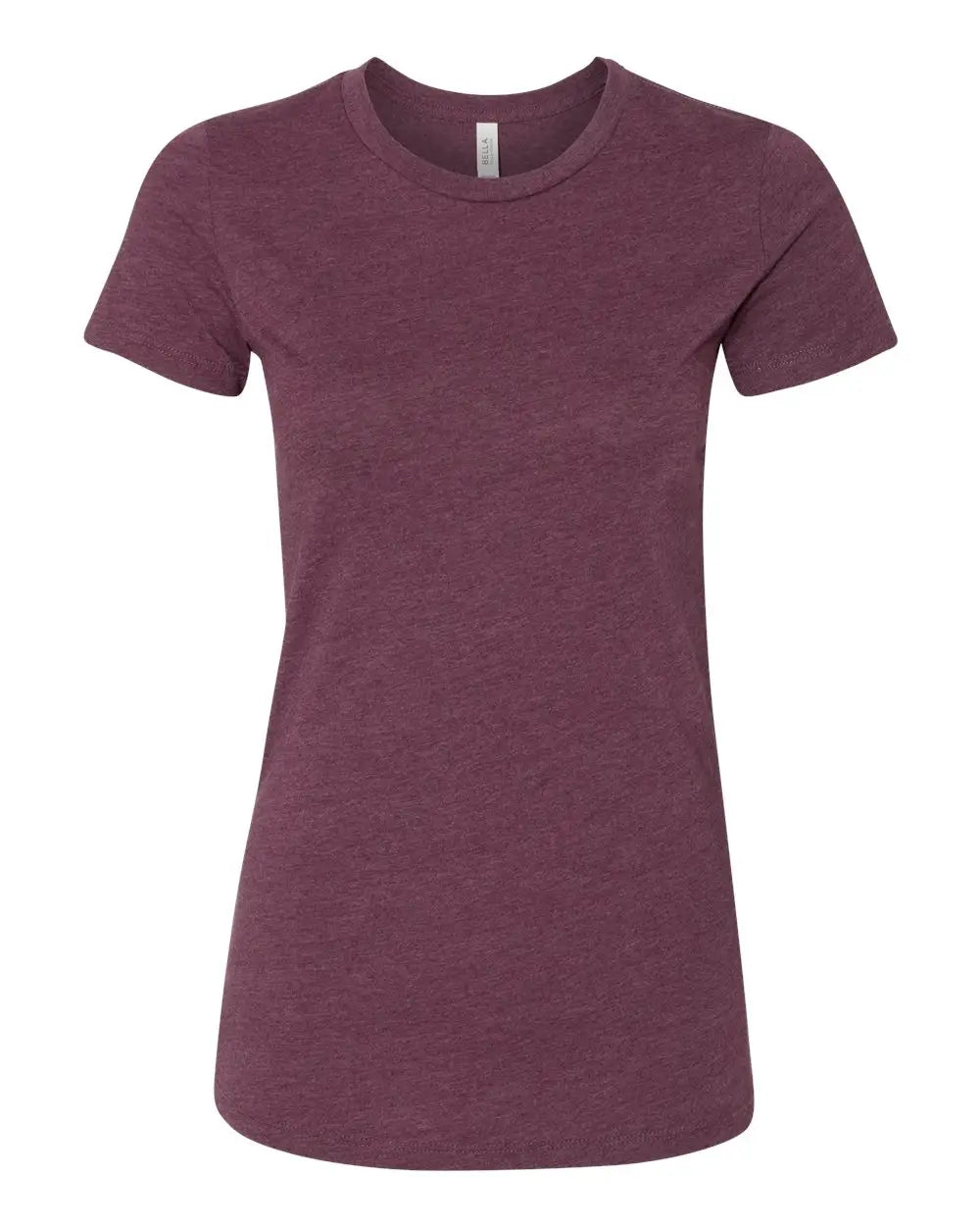 Bella + Canvas 6004 Women’s Slim Fit Tee - Heather Maroon - s