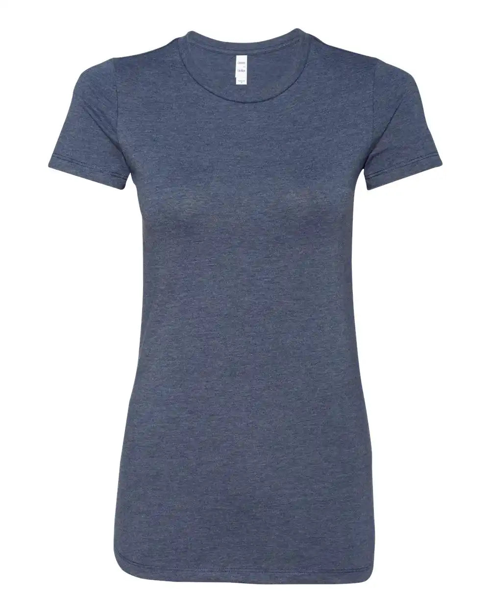 Bella + Canvas 6004 Women’s Slim Fit Tee - Heather Navy - s