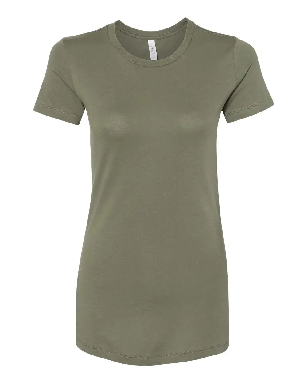 Bella + Canvas 6004 Women’s Slim Fit Tee - Military Green - Olive / s