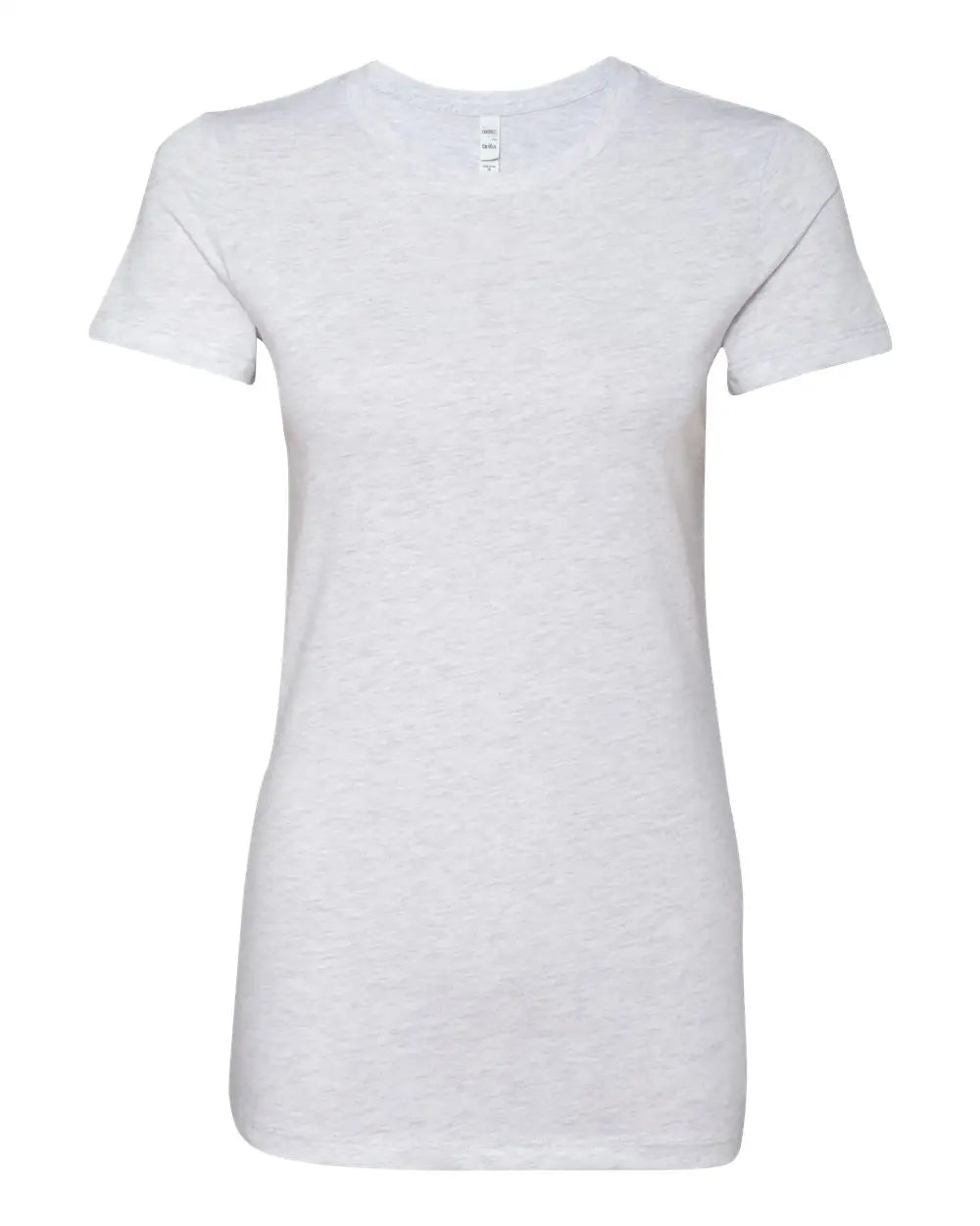 Bella + Canvas 6004 Women’s Slim Fit Tee - Solid White Blend