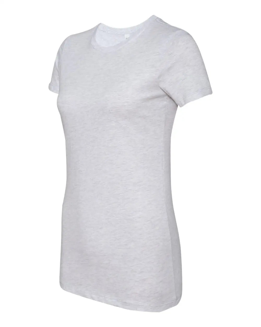 Bella + Canvas 6004 Women’s Slim Fit Tee - Solid White Blend